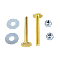 Keeney Mfg 1/4 x 2-1/4" Toilet Bolt Set, Brass Plated PP835-16